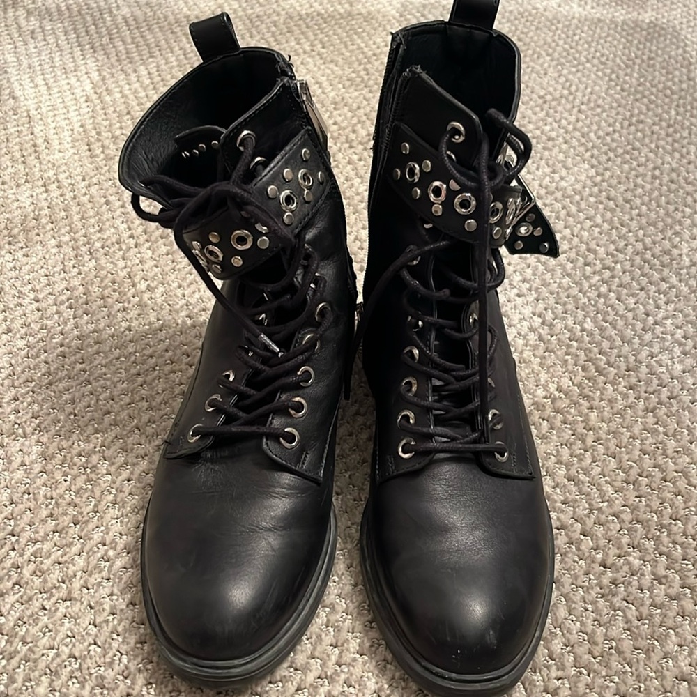 Zara Studded Boots 38